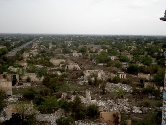  AGDAM (Azerbaijan): once a 150,000 city of people, now lost