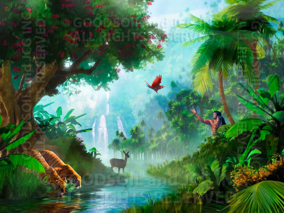 Ilustrasi Taman Eden