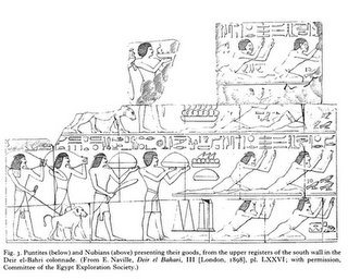 Ukiran di dinding kuil Hatshepsut