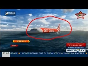 Pesawat AirAsia QZ8501 Jatuh dilaut
